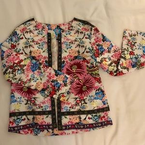 Floral blazer